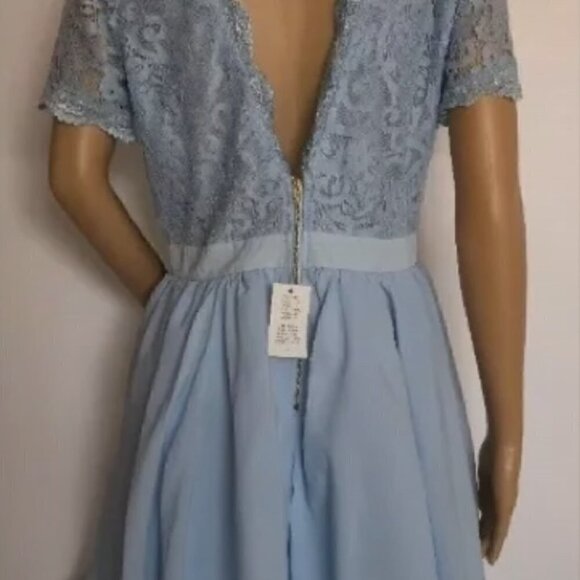 MISSGUIDED V Neckline Lace Dress - Picture 5 of 7